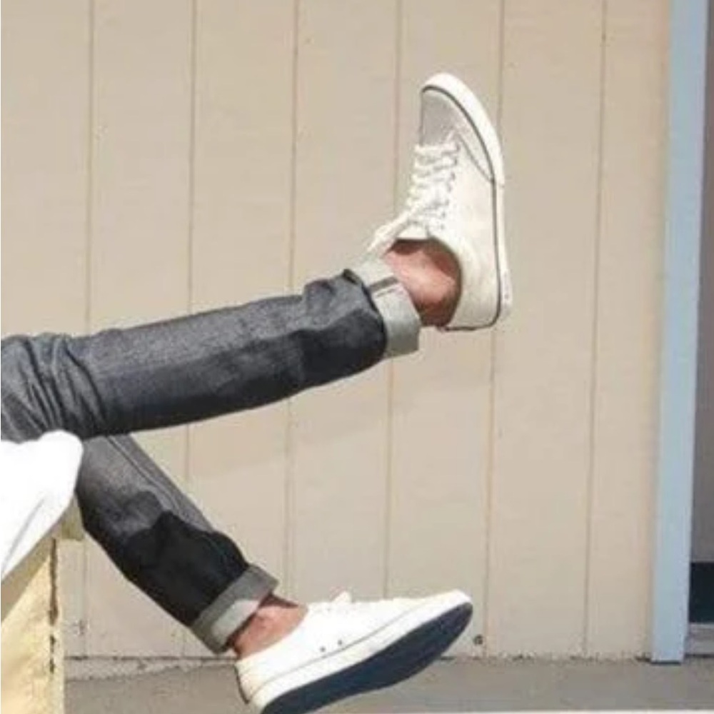SeaVees Men's Off-White Canvas Sneakers - Picture 3 of 7